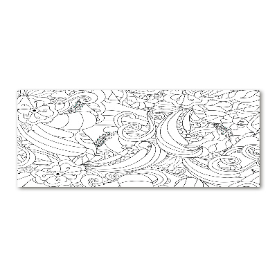 Quadro in vetro acrilico Ornamenti