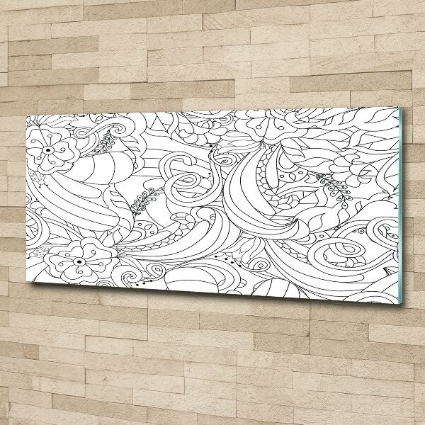 Quadro in vetro acrilico Ornamenti