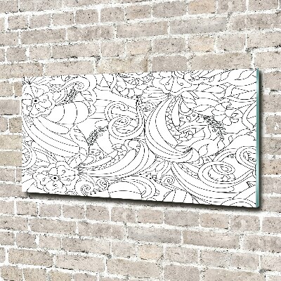 Quadro in vetro acrilico Ornamenti