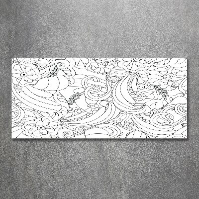 Quadro in vetro acrilico Ornamenti