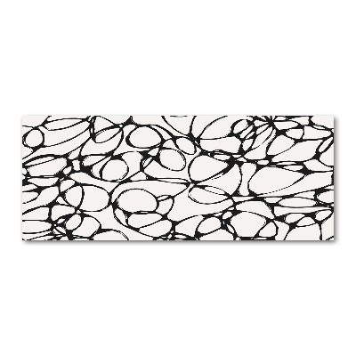 Quadro vetro acrilico Cerchi caotici