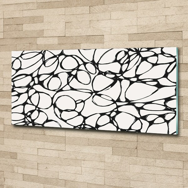 Quadro vetro acrilico Cerchi caotici