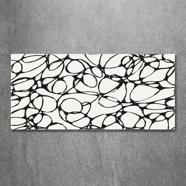 Quadro vetro acrilico Cerchi caotici