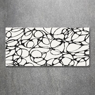 Quadro vetro acrilico Cerchi caotici