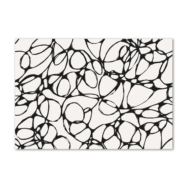 Quadro vetro acrilico Cerchi caotici