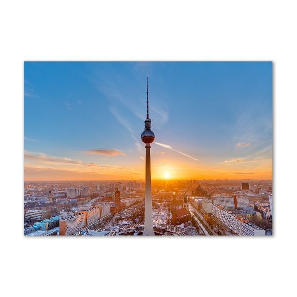 Quadro su vetro acrilico Torre televisiva