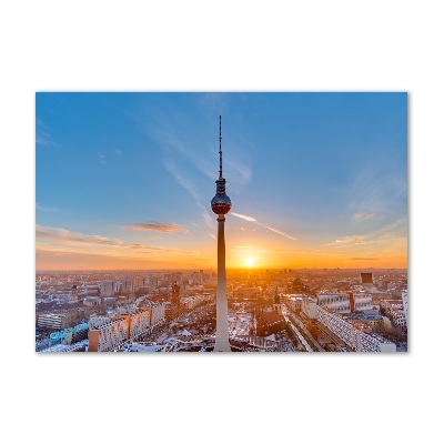 Quadro su vetro acrilico Torre televisiva