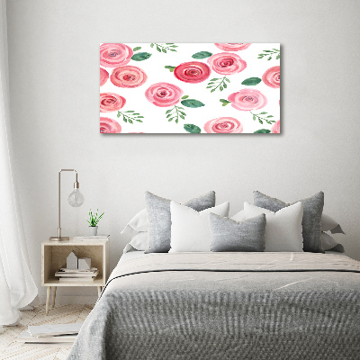 Quadro vetro acrilico Rose