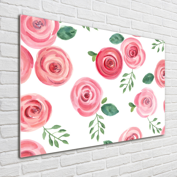 Quadro vetro acrilico Rose