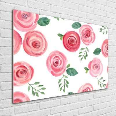 Quadro vetro acrilico Rose