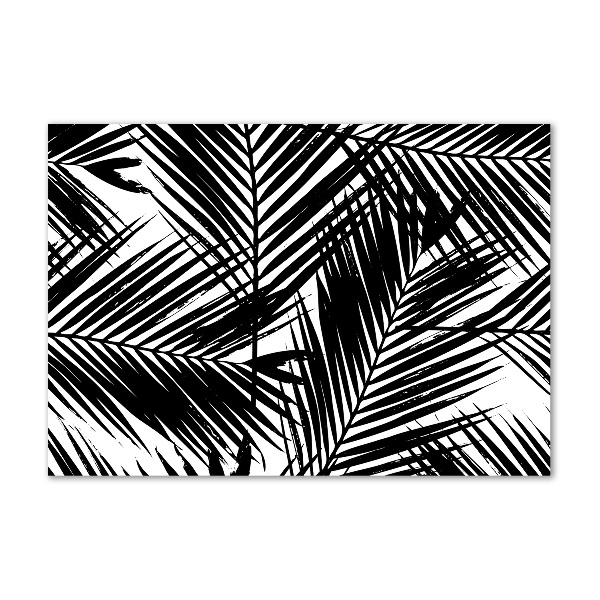 Quadro vetro acrilico Foglie di palma