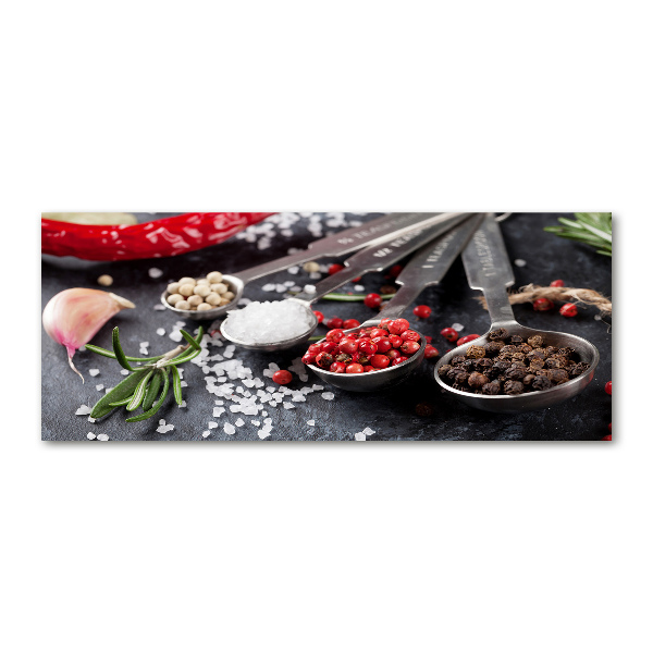 Quadro in vetro acrilico Erbe aromatiche e spezie