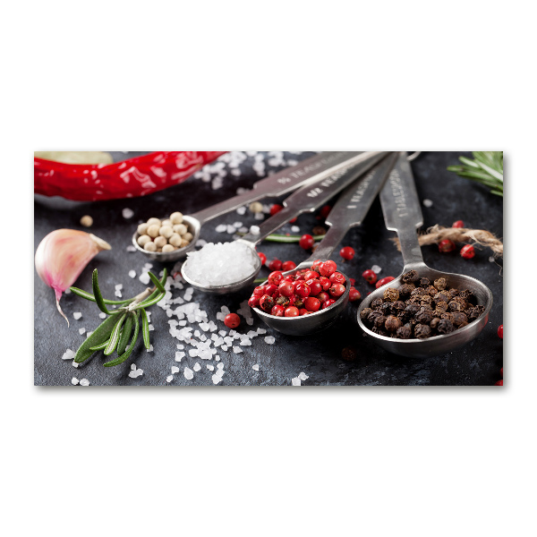 Quadro in vetro acrilico Erbe aromatiche e spezie