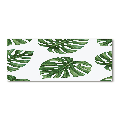 Quadro in vetro acrilico Monstera