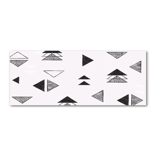 Quadro su vetro acrilico Sfondo triangolare