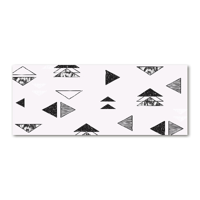 Quadro su vetro acrilico Sfondo triangolare