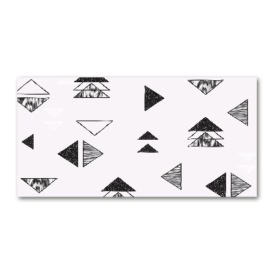 Quadro su vetro acrilico Sfondo triangolare
