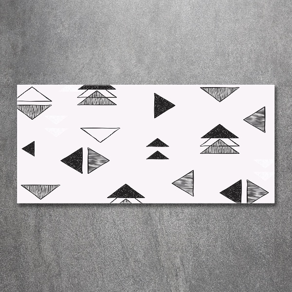 Quadro su vetro acrilico Sfondo triangolare