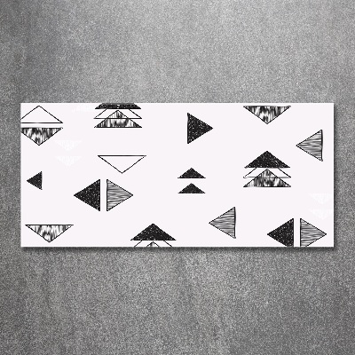 Quadro su vetro acrilico Sfondo triangolare