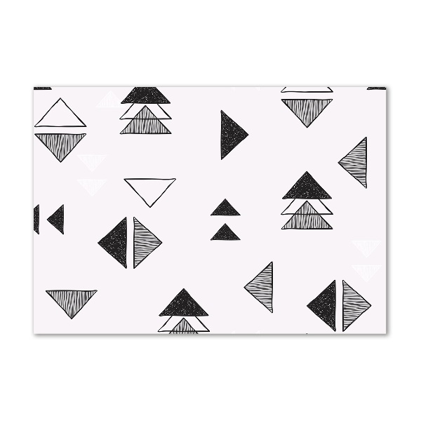 Quadro su vetro acrilico Sfondo triangolare