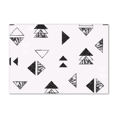 Quadro su vetro acrilico Sfondo triangolare