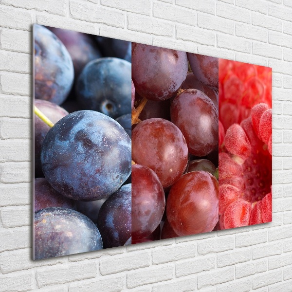 Quadro vetro acrilico Frutta e verdura