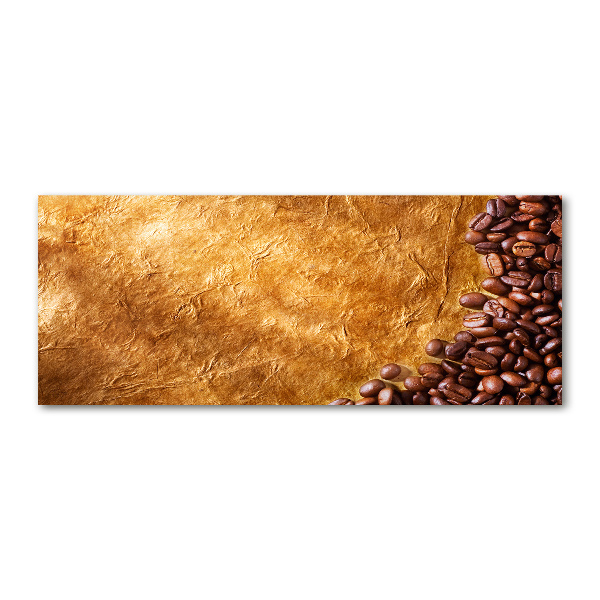 Quadro su vetro acrilico Chicchi di caffè