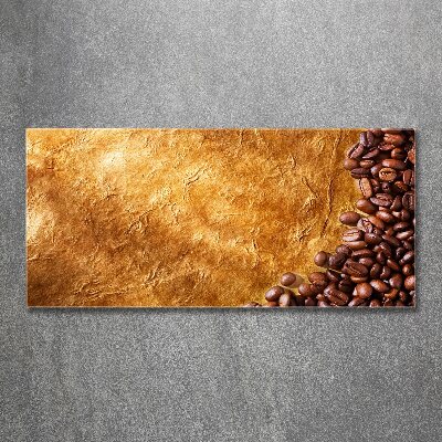 Quadro su vetro acrilico Chicchi di caffè
