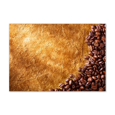Quadro su vetro acrilico Chicchi di caffè