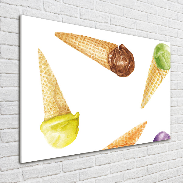 Quadro in vetro acrilico Gelato