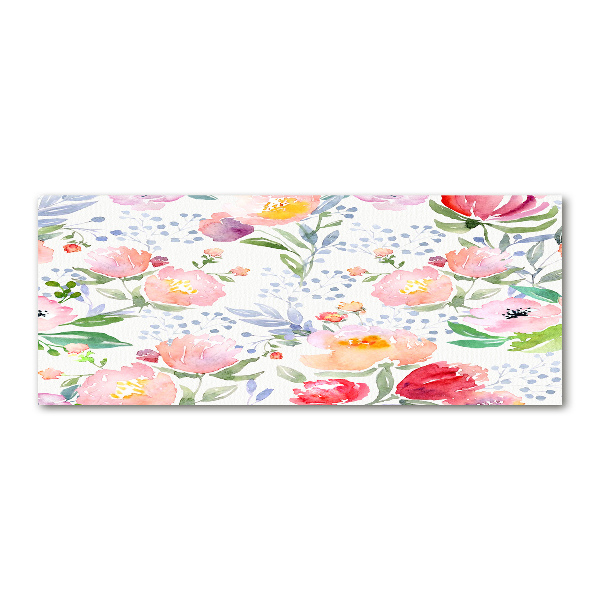 Quadro in vetro acrilico Papaveri