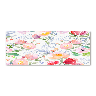 Quadro in vetro acrilico Papaveri