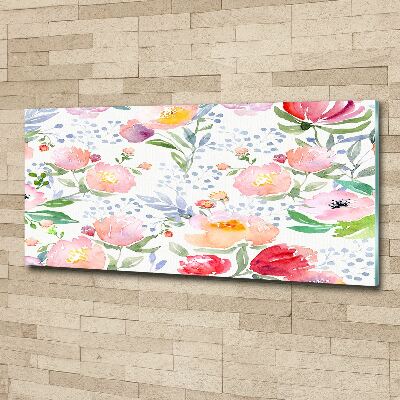 Quadro in vetro acrilico Papaveri