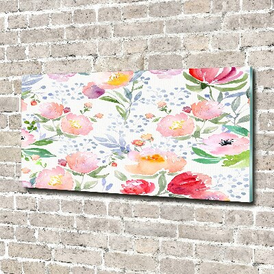 Quadro in vetro acrilico Papaveri