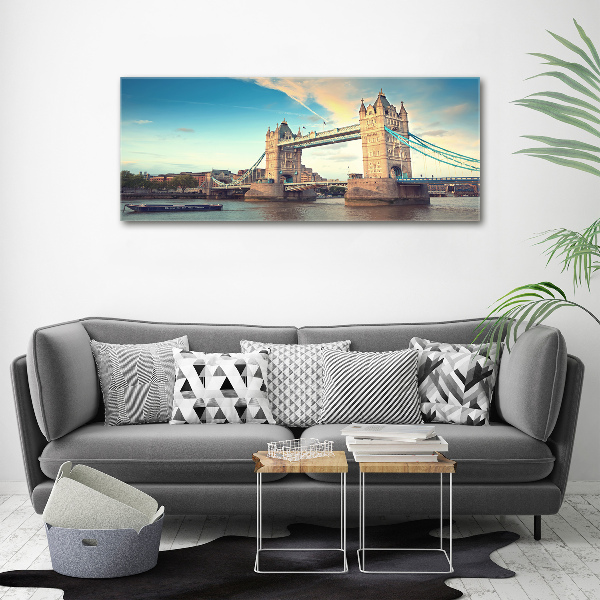Quadro vetro acrilico Tower Bridge di Londra