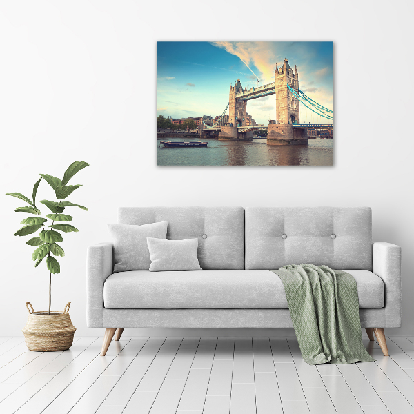 Quadro vetro acrilico Tower Bridge di Londra
