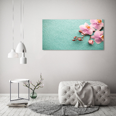 Quadro su vetro acrilico Orchidea