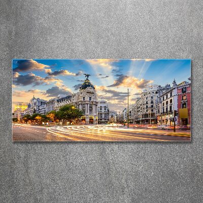 Quadro in vetro acrilico Madrid, Spagna
