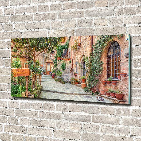 Quadro su vetro acrilico Strade italiane