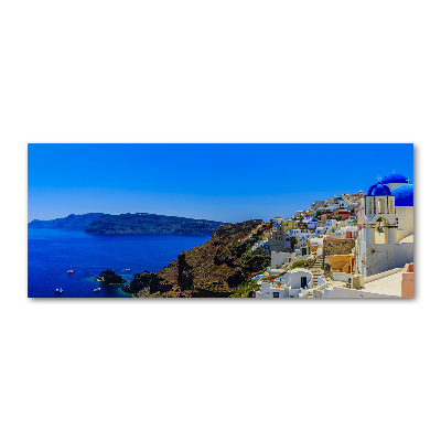 Quadro in vetro acrilico Santorini, Grecia
