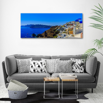 Quadro in vetro acrilico Santorini, Grecia
