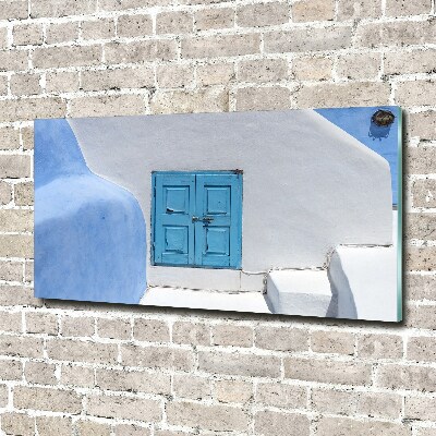 Quadro in vetro acrilico Santorini, Grecia