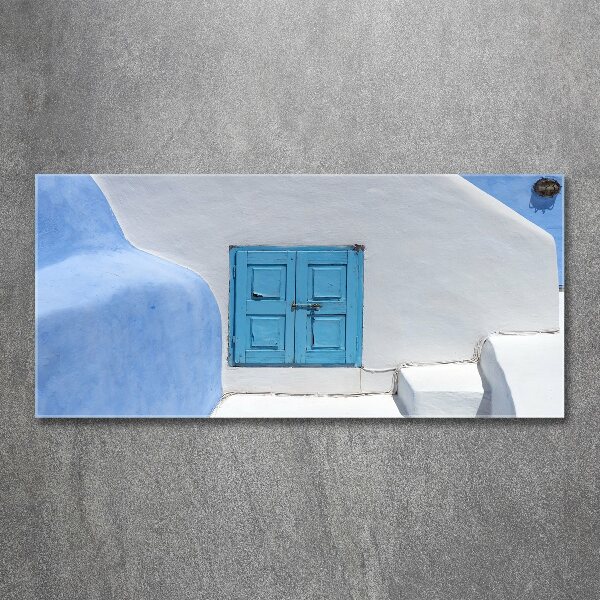 Quadro in vetro acrilico Santorini, Grecia