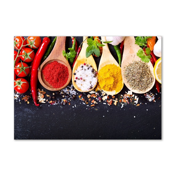Quadro vetro acrilico Miscela di spezie