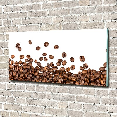 Quadro su vetro acrilico Chicchi di caffè