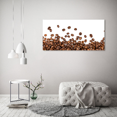 Quadro su vetro acrilico Chicchi di caffè