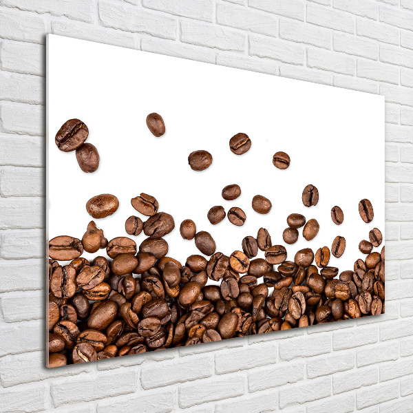 Quadro su vetro acrilico Chicchi di caffè