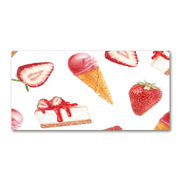 Quadro su vetro acrilico Dessert