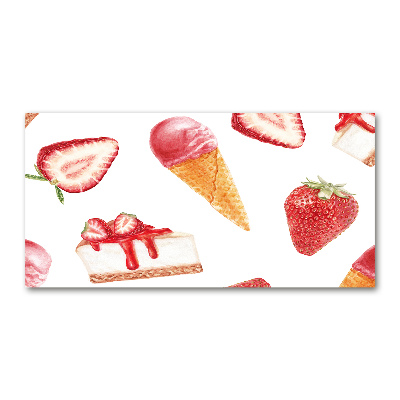 Quadro su vetro acrilico Dessert