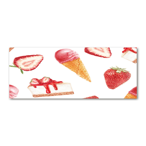 Quadro su vetro acrilico Dessert